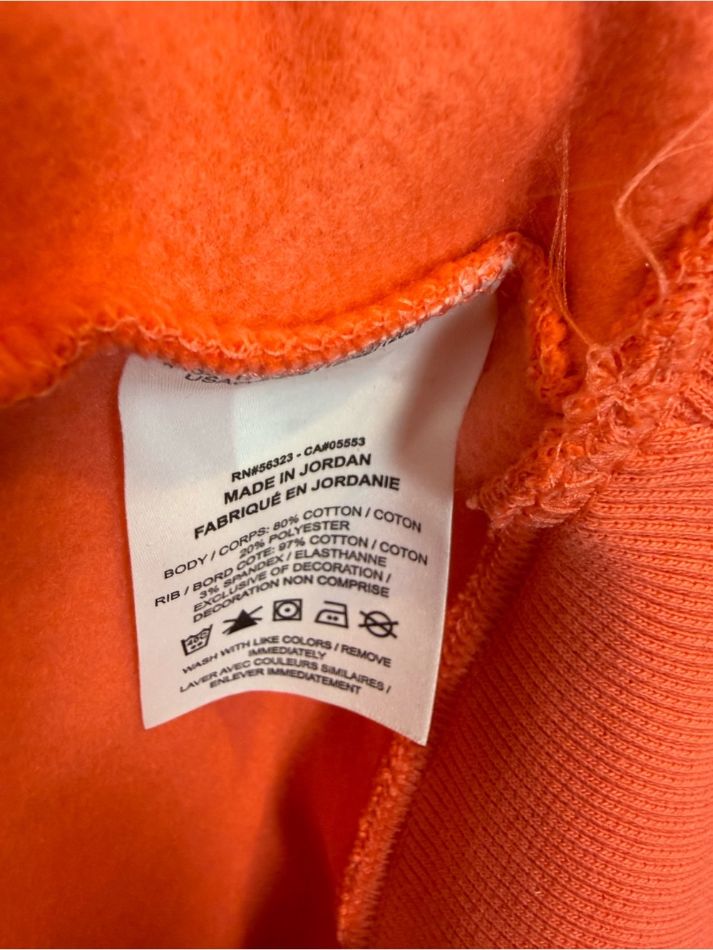 NWT Nike Phoenix Fleece Center Swoosh Crewneck Sweatshirt Peach - Picture 4 of 8